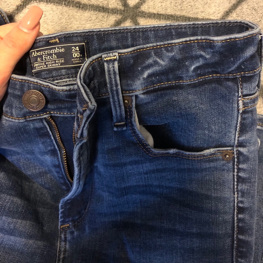 ABERCROMBIE simone highrise super skinny